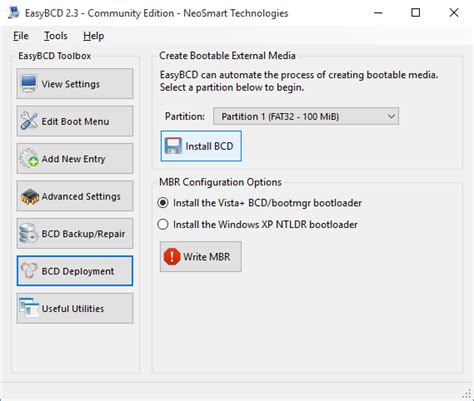 Download NeoSmart EasyBCD for